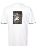 Palm Angels Floral Print T-shirt - White