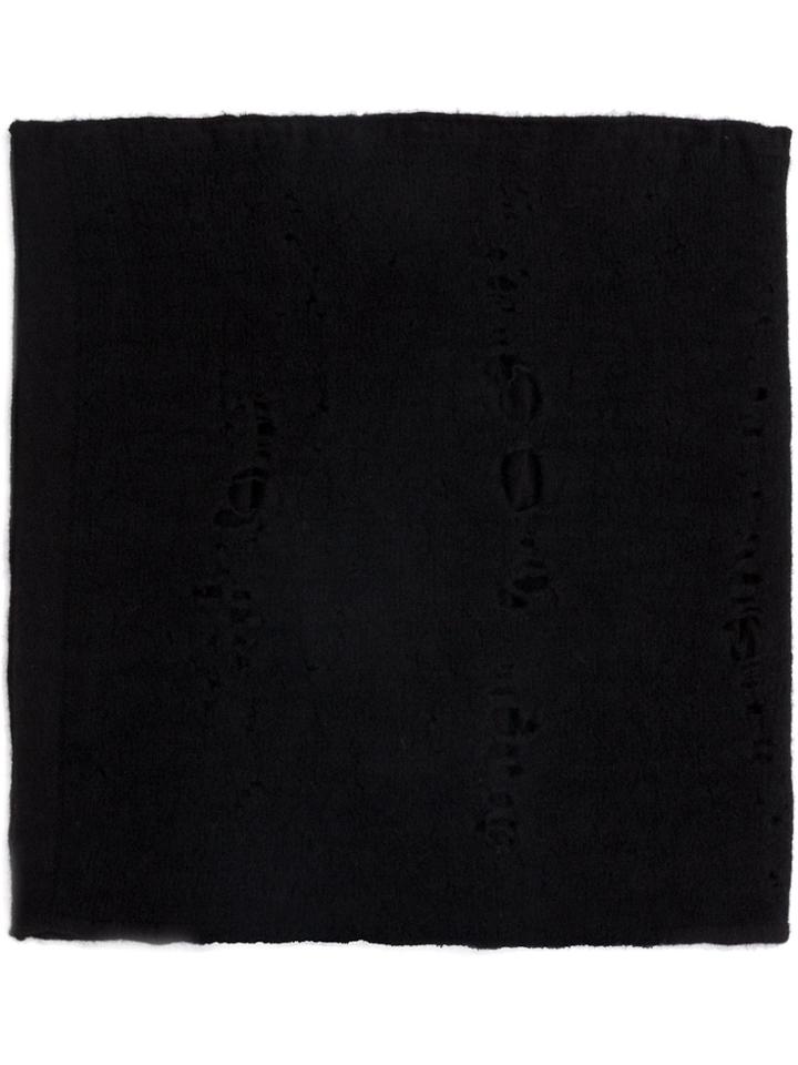 Label Under Construction Distressed Scarf - Black
