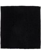 Label Under Construction Distressed Scarf - Black