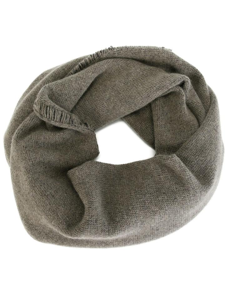 Lost & Found Ria Dunn Fringed Edge Tubular Scarf - Green