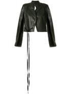 Ann Demeulemeester Cropped Biker Jacket - Unavailable