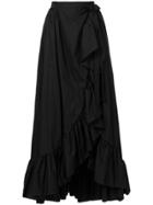 Milla Milla Ruffle Hem Wrap Skirt - Black