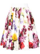 Dolce & Gabbana Rose Print Skirt - Multicolour