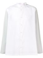 Issey Miyake Mandarin Style Shirt - White