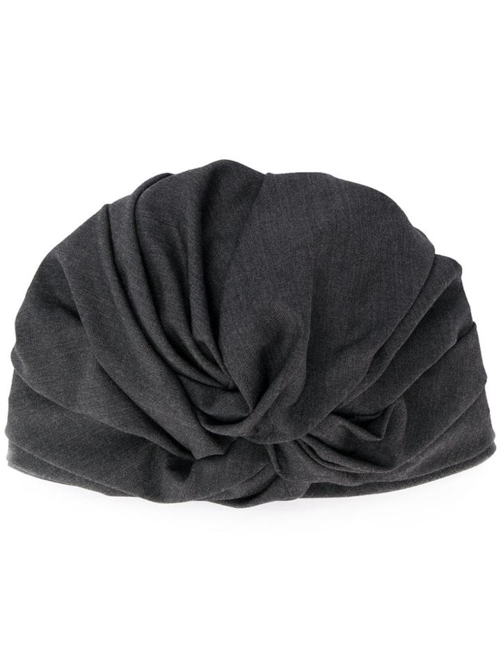 Fabiana Filippi Wrap-style Hat - Grey