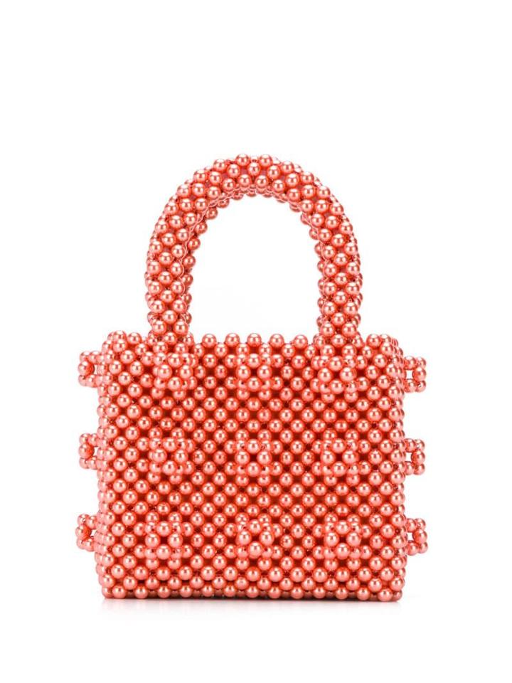 Shrimps Mini Antonia Tote Bag - Orange