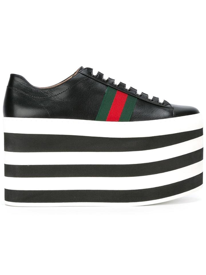 Gucci Low-top Platform Sneakers - Black