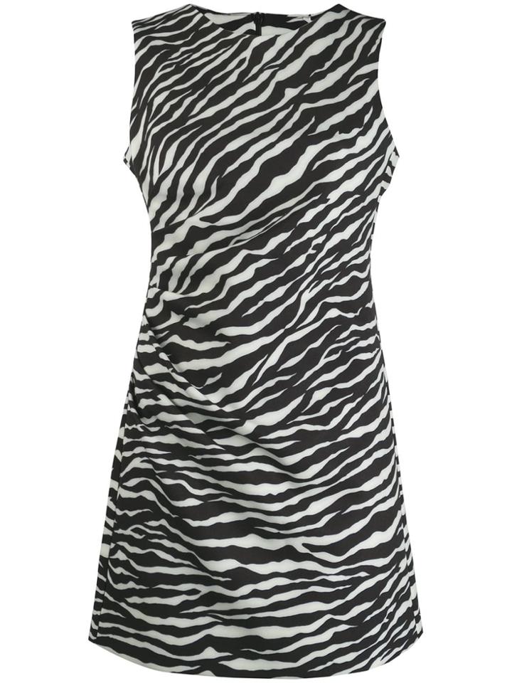 P.a.r.o.s.h. Zebra Print Mini Dress - White