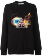 Givenchy Iconic Eye Printed Sweatshirt, Women's, Size: Xs, Black, Cotton