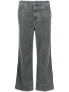 J Brand High Rise Flared Jeans - Grey
