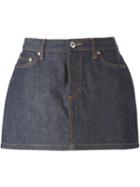 A.p.c. Denim Mini Skirt, Women's, Size: 40, Blue, Cotton
