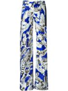 Roberto Cavalli Feather Print Trousers