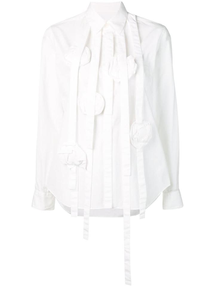 Comme Des Garçons Vintage Hanging Panel Shirt - White