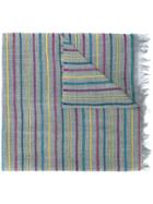 Ps By Paul Smith India Stripe Scarf - Grey