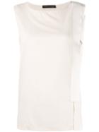 Fabiana Filippi - Shift Blouse - Women - Silk/linen/flax/polyamide/spandex/elastane - 42, Nude/neutrals, Silk/linen/flax/polyamide/spandex/elastane
