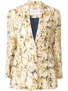 Camilla And Marc Caspian Print Blazer - Yellow