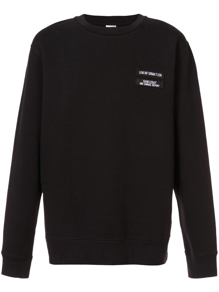 Yang Li Samizdat Sweatshirt - Black