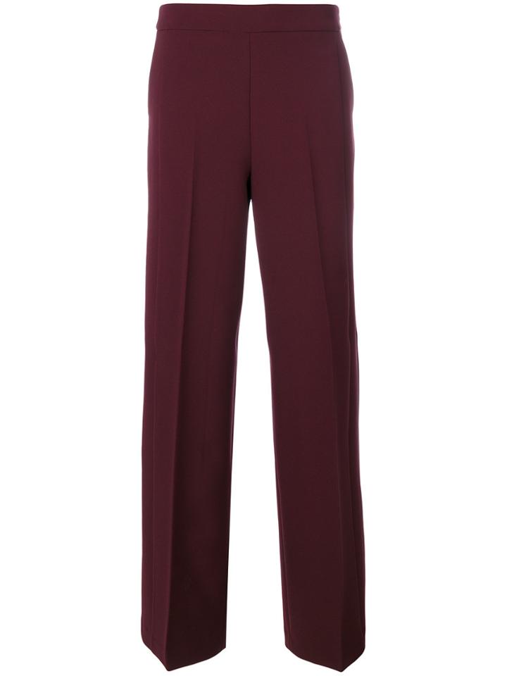 Blumarine Wide Leg Trousers - Red