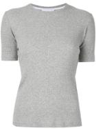 Kacey Devlin Ribbed Fit T-shirt - Grey