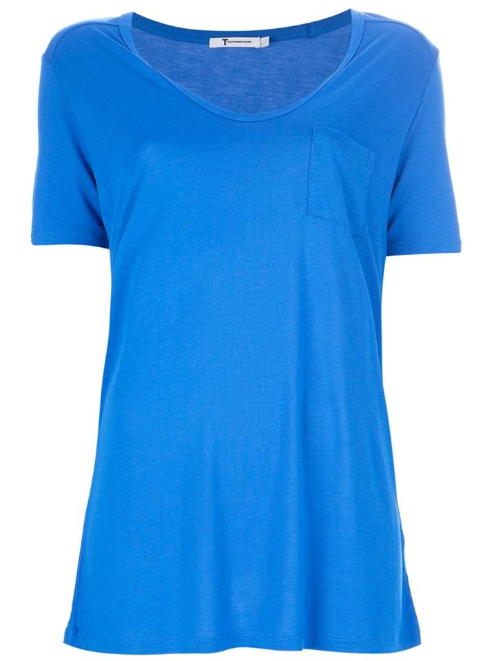 T By Alexander Wang Scoop Neck T-shirt