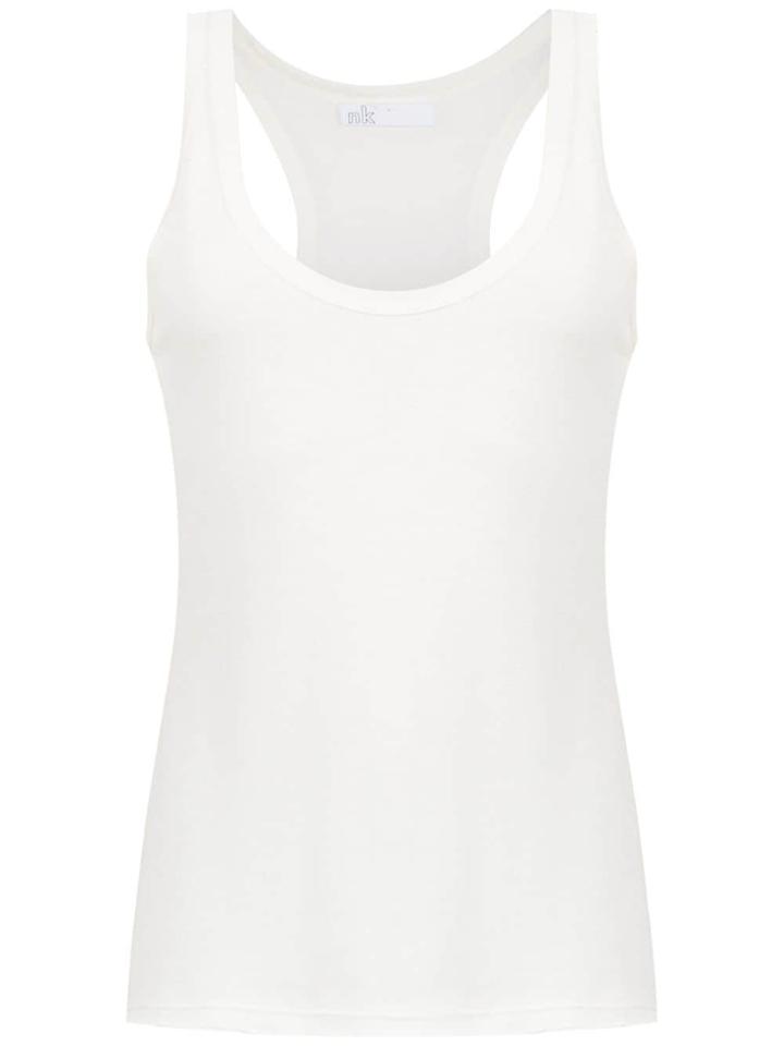 Nk Linen Sleeveless Top - White