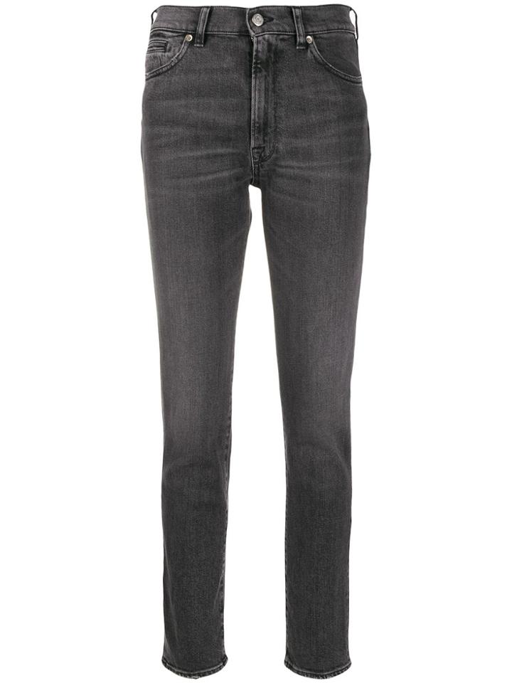 Golden Goose Slim-fit Washed Jeans - Grey