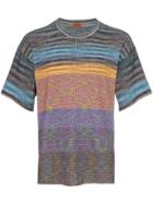 Missoni Stripe Knitted T-shirt - Sm02e