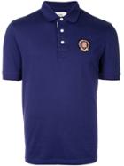 Kent & Curwen Embroidered Logo Polo Shirt - Blue