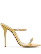 Giuseppe Zanotti Darsey Sparkling Sandals - Gold