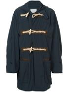 Kolor Oversized Duffle Coat - Blue