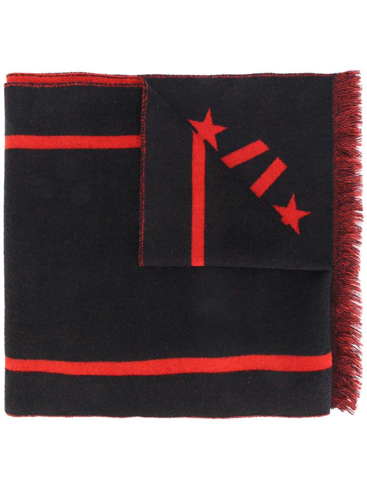 Givenchy - 17 Pattern Scarf - Men - Cashmere/wool - One Size, Black, Cashmere/wool