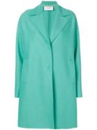 Harris Wharf London Dropped Shoulder Coat - Green