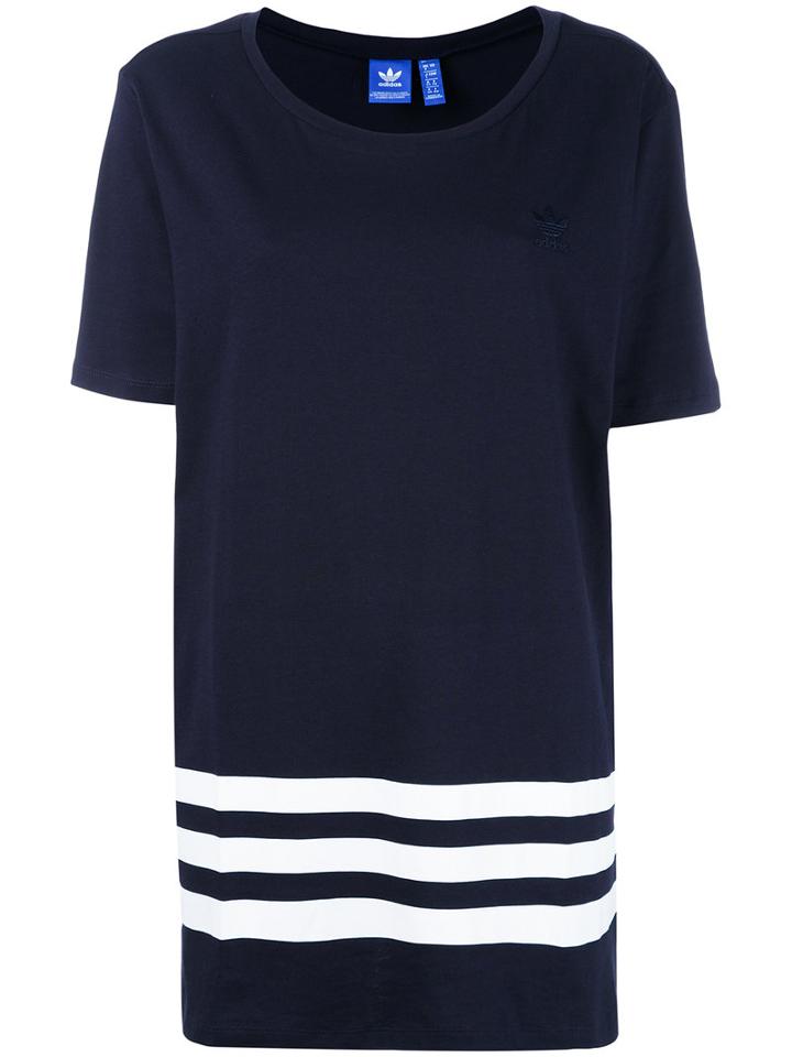 Adidas - Xbyo Short Sleeve T-shirt - Women - Cotton - 42, Blue, Cotton