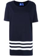 Adidas - Xbyo Short Sleeve T-shirt - Women - Cotton - 42, Blue, Cotton