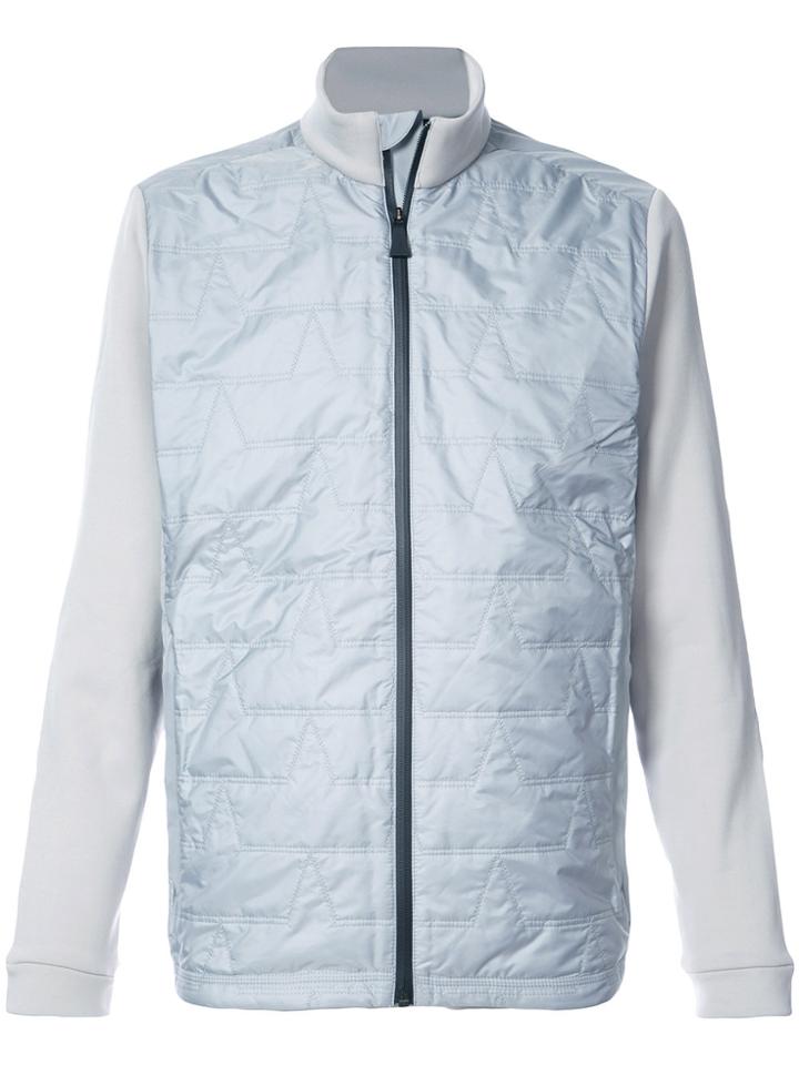 Aztech Mountain Quilted Zipped Jumper - Grey