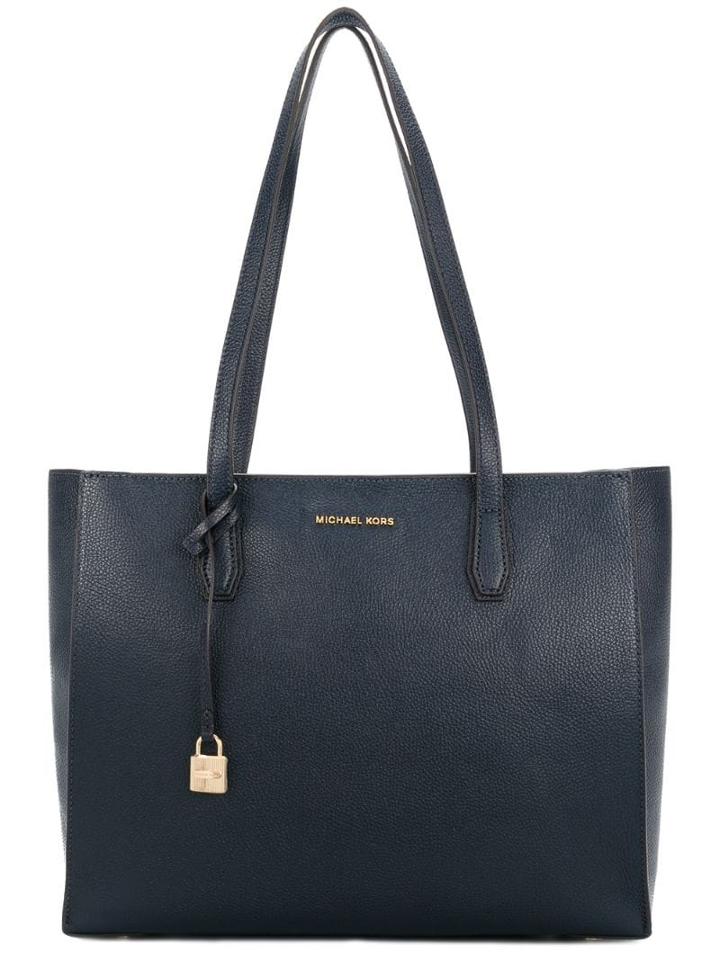 Michael Michael Kors Logo Large Tote Bag - Blue