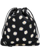 Miu Miu Flower Print Pouch - Black