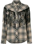 Filles A Papa Fringed Shirt - Neutrals