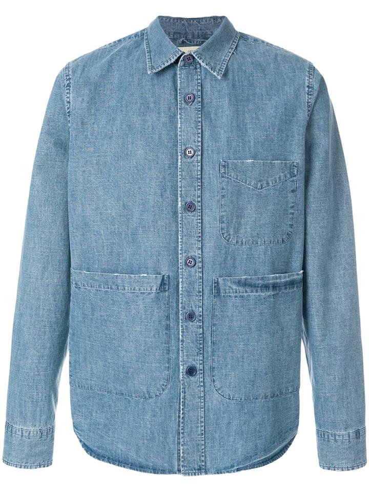 Aspesi Denim Pocket Shirt - Blue