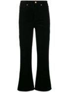 7 For All Mankind Corduroy Bootcut Trousers - Black