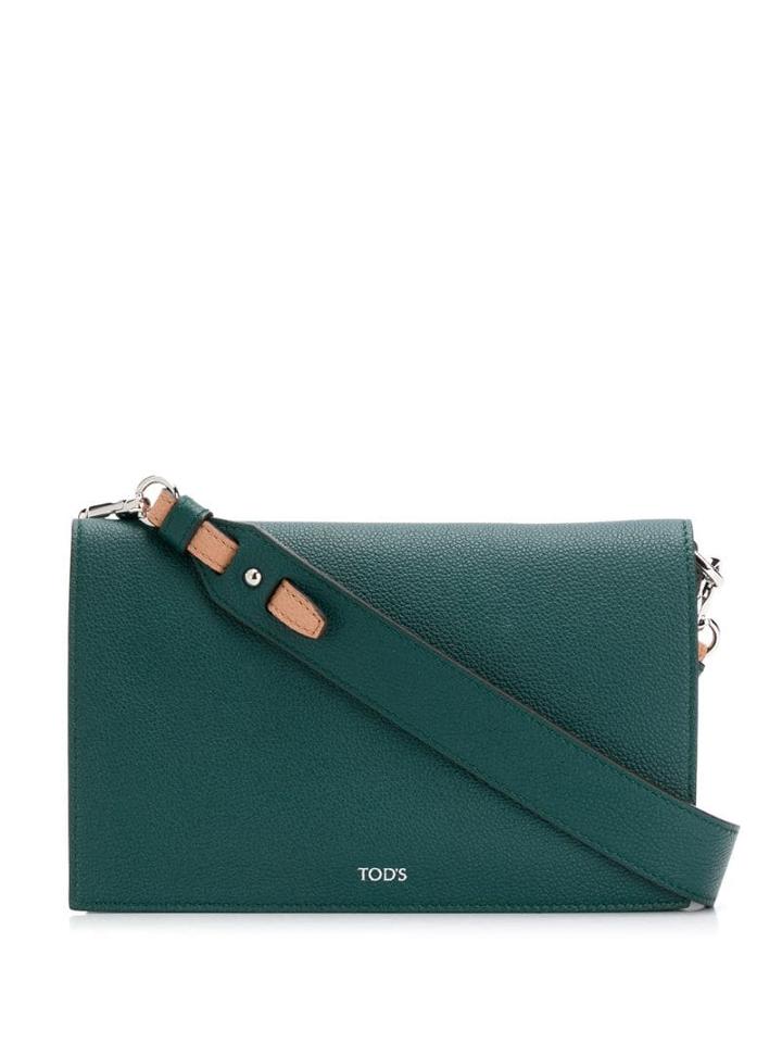 Tod's Central Pocket Shoulder Bag - Green