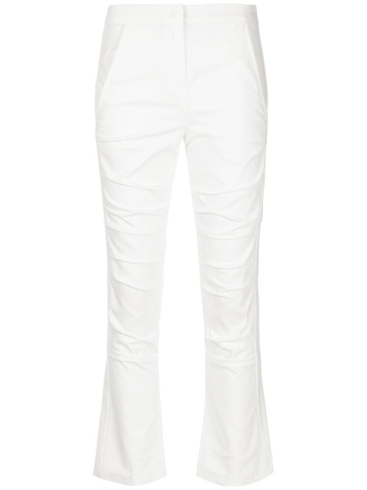 Taylor Tailored Fitted Trousers - White