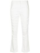 Taylor Tailored Fitted Trousers - White