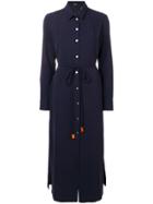 Theory Long-sleeve Fitted Dress - Blue