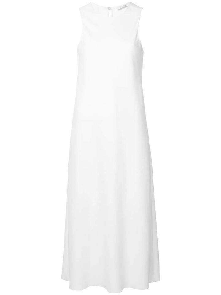 Tibi Flared Midi Dress - White