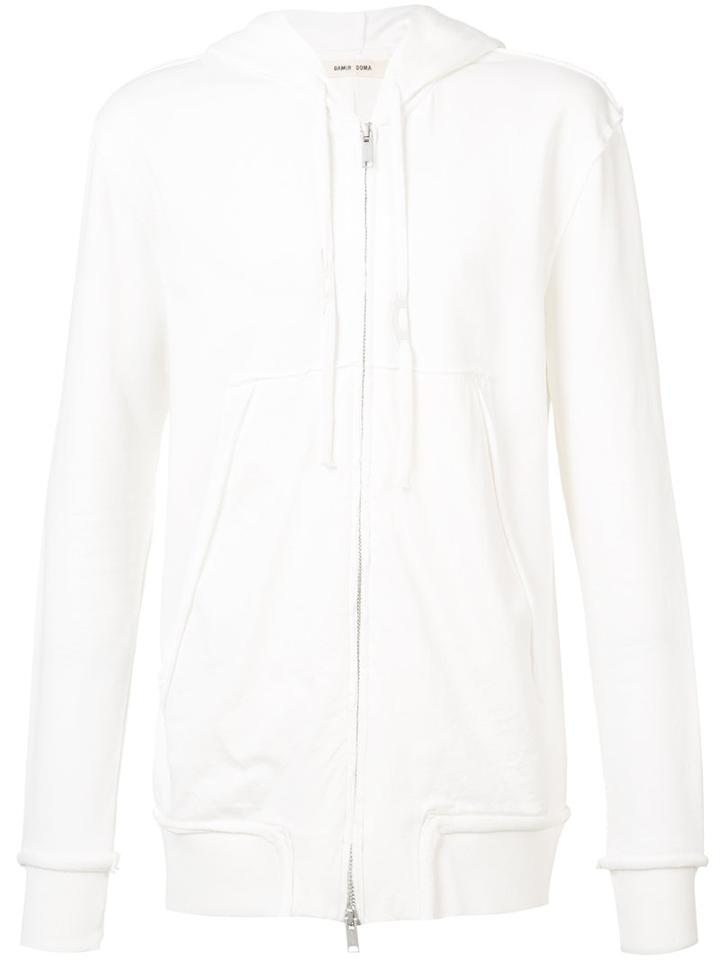 Damir Doma - Zipped Hoodie - Men - Cotton - S, White, Cotton