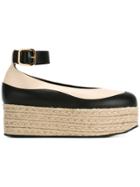 Marni 'vitello' Platform Espadrilles - Nude & Neutrals