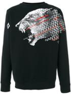 Marcelo Burlon County Of Milan - Sham Printed Sweatshirt - Men - Cotton/spandex/elastane - S, Black, Cotton/spandex/elastane