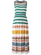 Missoni Striped Dress, Women's, Size: 42, Viscose/cotton/polyester/silk