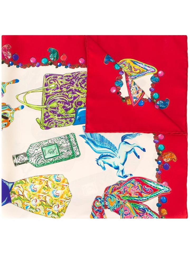 Etro Fantasy Print Scarf, Women's, Silk